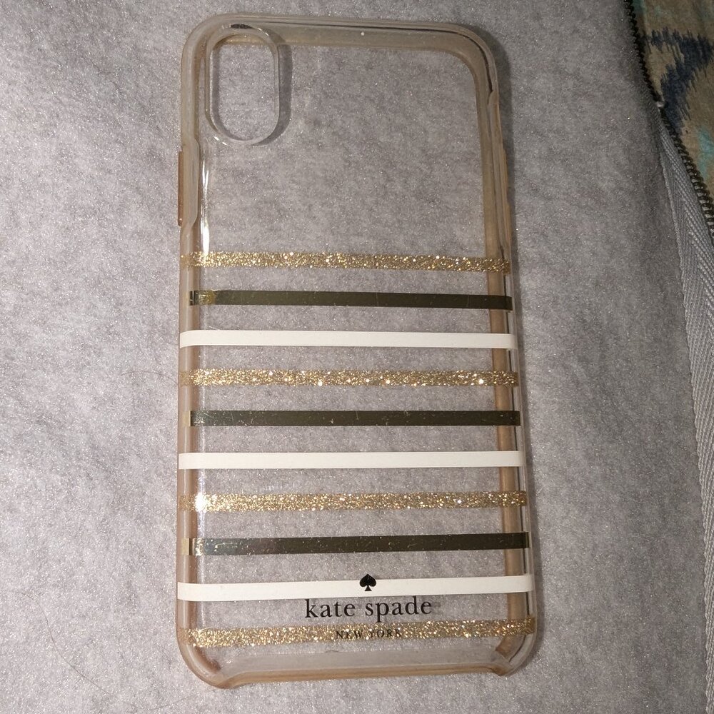 Kate Spade Protective Case for iPhone Xs & X Gold (6)